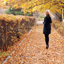 Схема вышивки «Осенний парк»