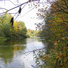 Схема вышивки «Река»