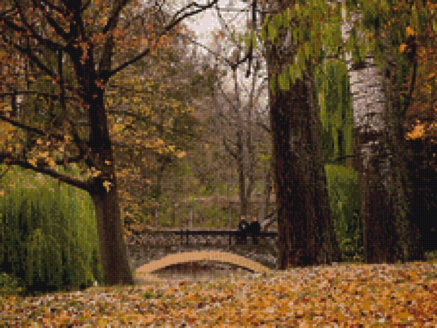 осенний парк - парк, осень - предпросмотр