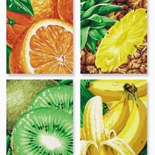 Схема вышивки «триптих для кухни»