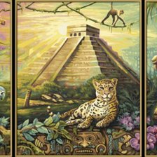 Схема вышивки «загадочный мир»