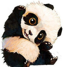 Схема вышивки «Пандочка»