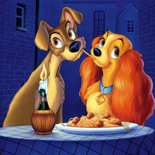 Схема вышивки «Леди и бродяга»