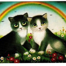 Схема вышивки «серия ,,кошки"»