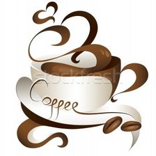 Схема вышивки «Кофе»