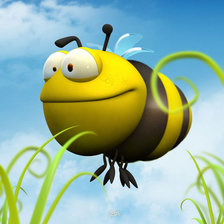 Схема вышивки «Пчелка»