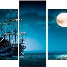 Схема вышивки «Корабль»