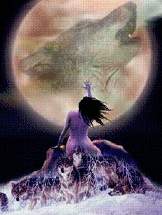 вою на луну - предпросмотр