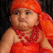 Схема вышивки «девочка в красном»