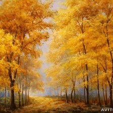 Схема вышивки «осень»