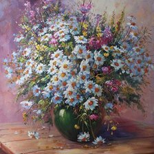 Схема вышивки «цветы»