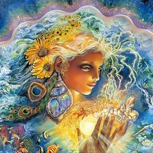 Схема вышивки «мир жнещины»