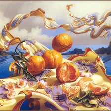 Схема вышивки «апельсины»