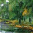 Предпросмотр схемы вышивки «Зеленая аллея» (№877048)