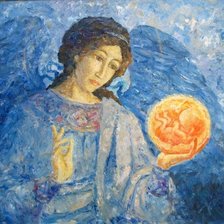 Схема вышивки «ангел»