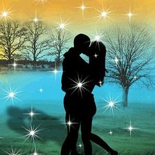 Схема вышивки «влюбленные»