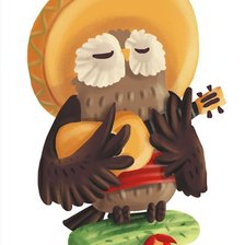 Схема вышивки «Сова амиго»