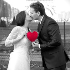 Схема вышивки «Любовь в Париже»