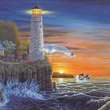 Схема вышивки «маяк»