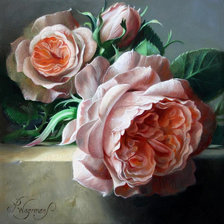 Схема вышивки «Pieter Wagemans  - цветочный натюрморт»