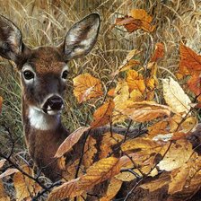 Схема вышивки «осенью»