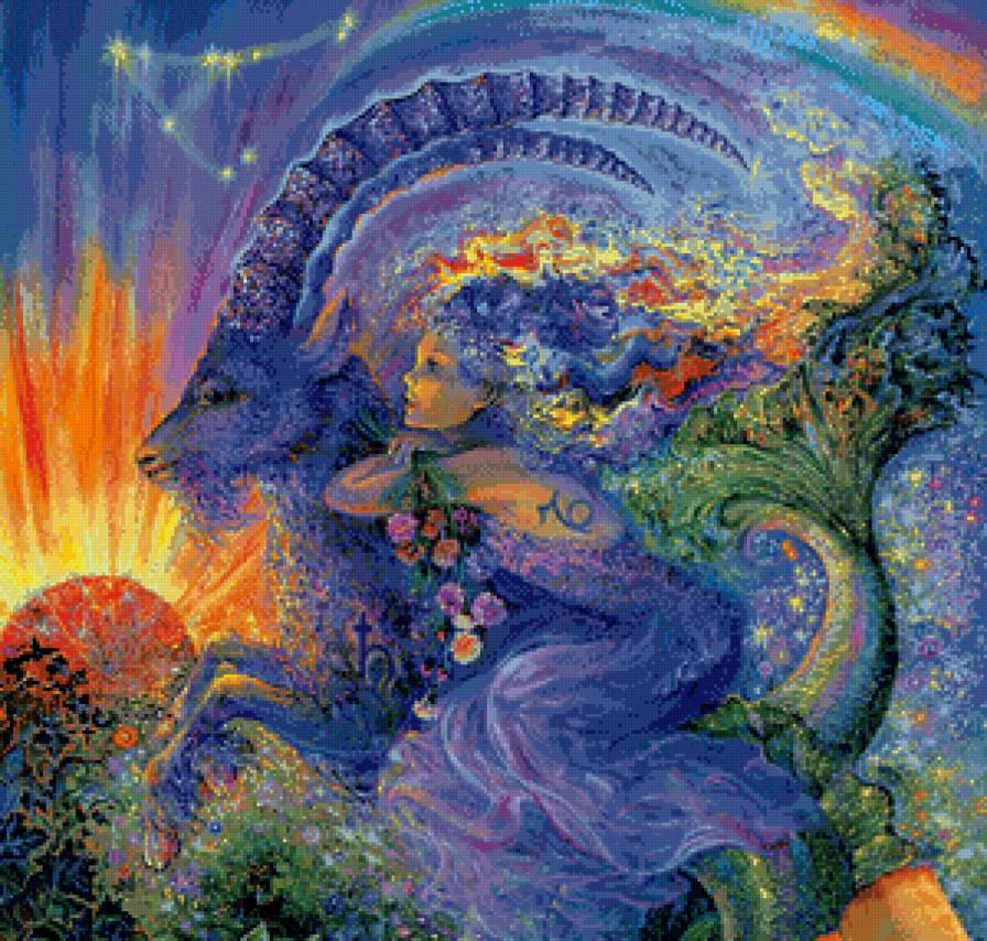 Козерог - козерог, знаки зодиака, девушка - предпросмотр