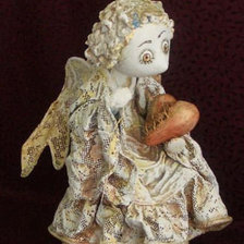 Схема вышивки «ангел»