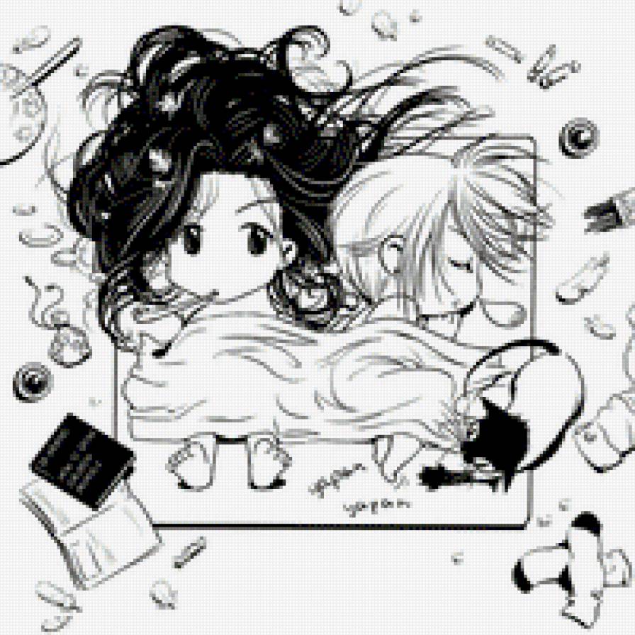 Монохром - черно-белое - предпросмотр