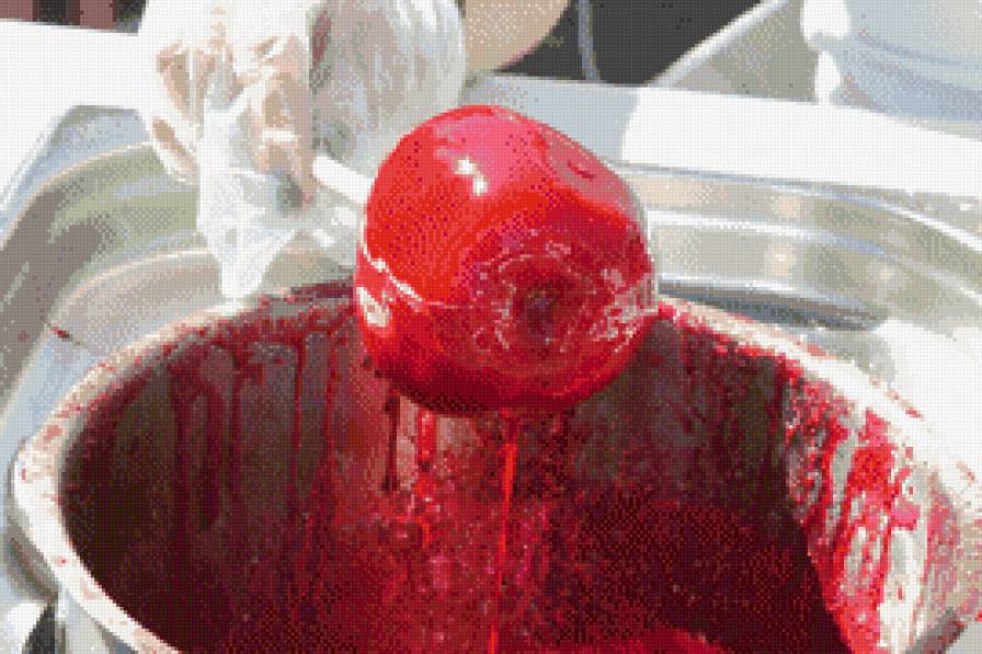 Яблоко в карамели ! - вкусно, яблоко, карамель - предпросмотр