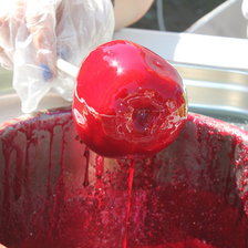 Схема вышивки «Яблоко в карамели !»