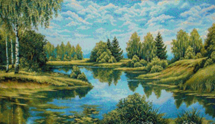 №877836 - река, природа, лето, пейзаж - предпросмотр