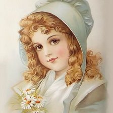 Схема вышивки «девочка»