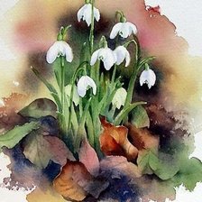 Схема вышивки «акварель»