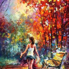 Схема вышивки «Прогулка»