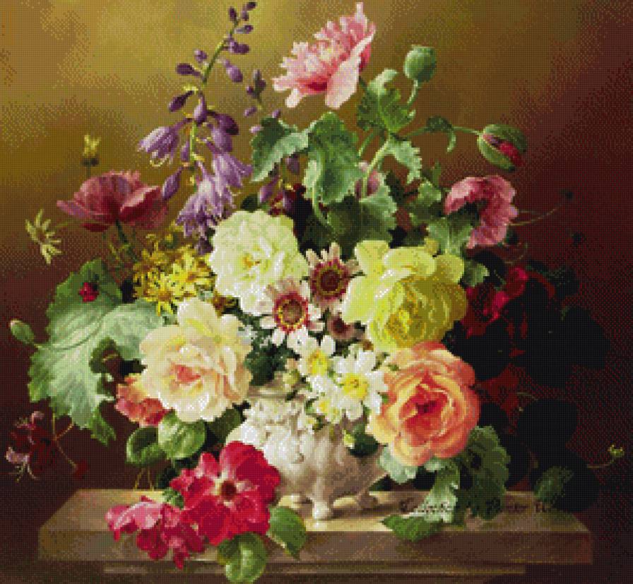 Букет цветов - цветы, букет - предпросмотр