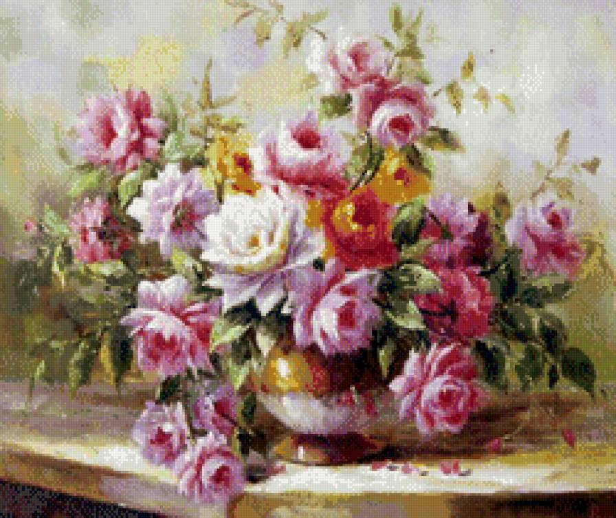 Букет роз - цветы, букет - предпросмотр