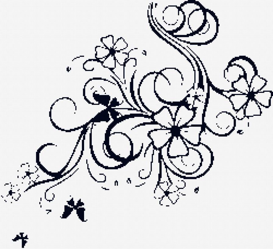 Цветы - абстракция, цветы - предпросмотр