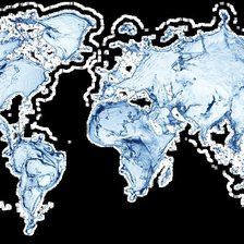 Схема вышивки «Карта мира»