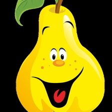 Схема вышивки «Улыбающяяся груша»