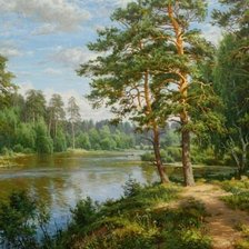 Схема вышивки «родные просторы»