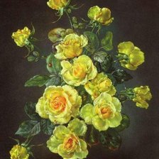 Схема вышивки «Цвяты»