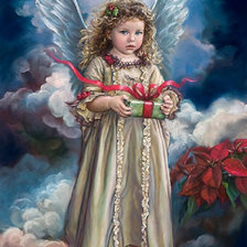 Схема вышивки «Ангел»