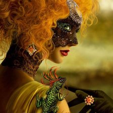 Схема вышивки «Маска»