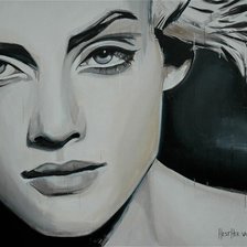 Схема вышивки «портрет»