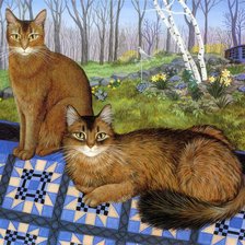 Схема вышивки «парочка»