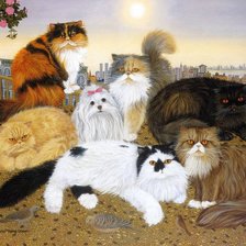 Схема вышивки «собрание»