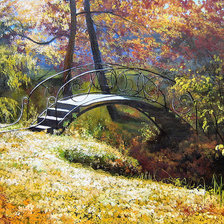 Схема вышивки «Крутой мостик»