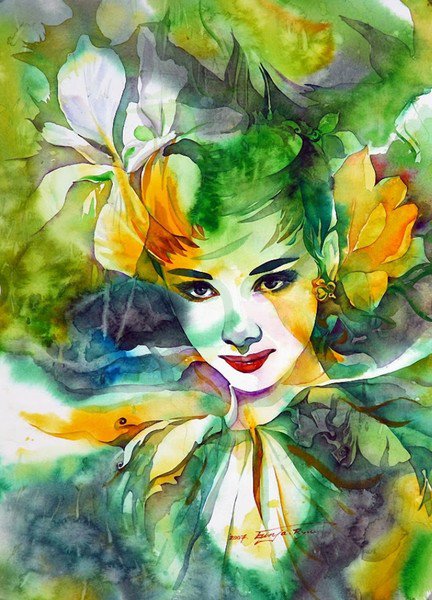 Лицо девушки - оригинал