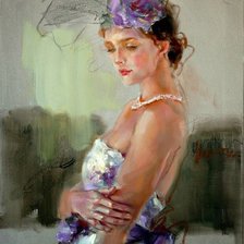 Девушка в шляпке