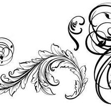 Схема вышивки «вензель»